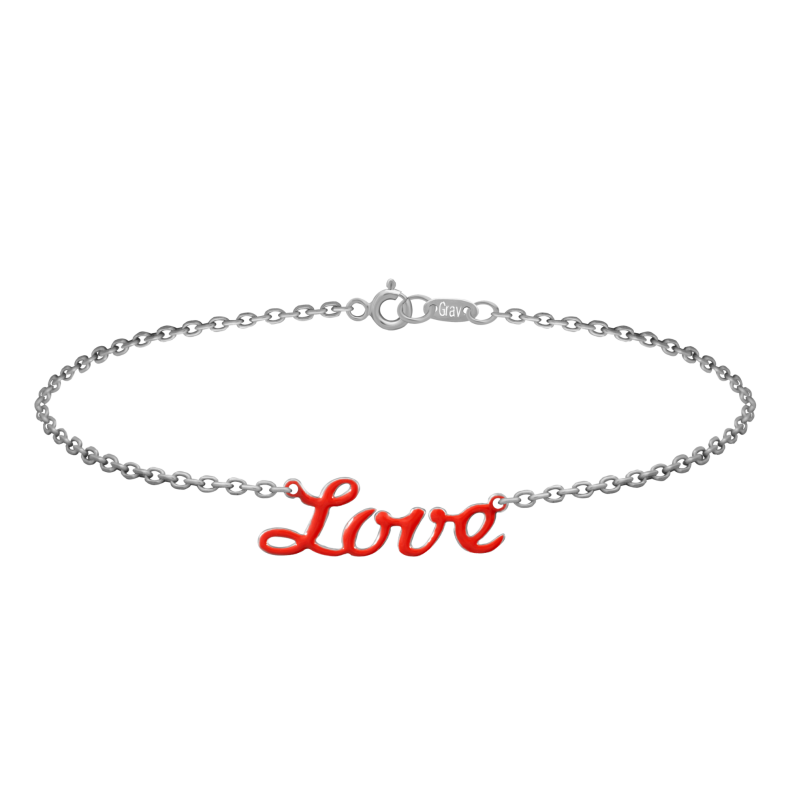 GRAV Porcelain LOVE EZÜST 925 Karlánc