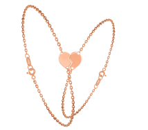 Grav Heart for Lovers ARANY 14K Karkötő