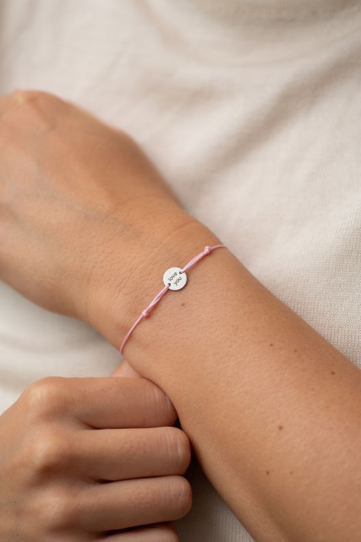 GRAV Love You Baby Arany 14K Fonalas Karkötő