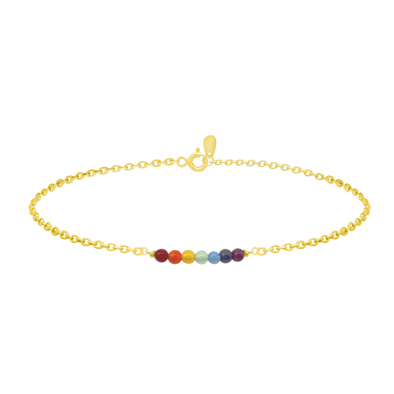 GRAV 7-Chakra Arany 14K Karkötő