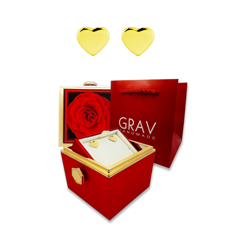 GRAV Eternal Rose Arany 14K Fülbevaló