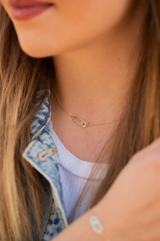 GRAV Clasp For Her Arany 14K Nyaklánc