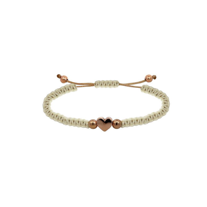 GRAV Macrame Heart Ezüst 925 Karkötő