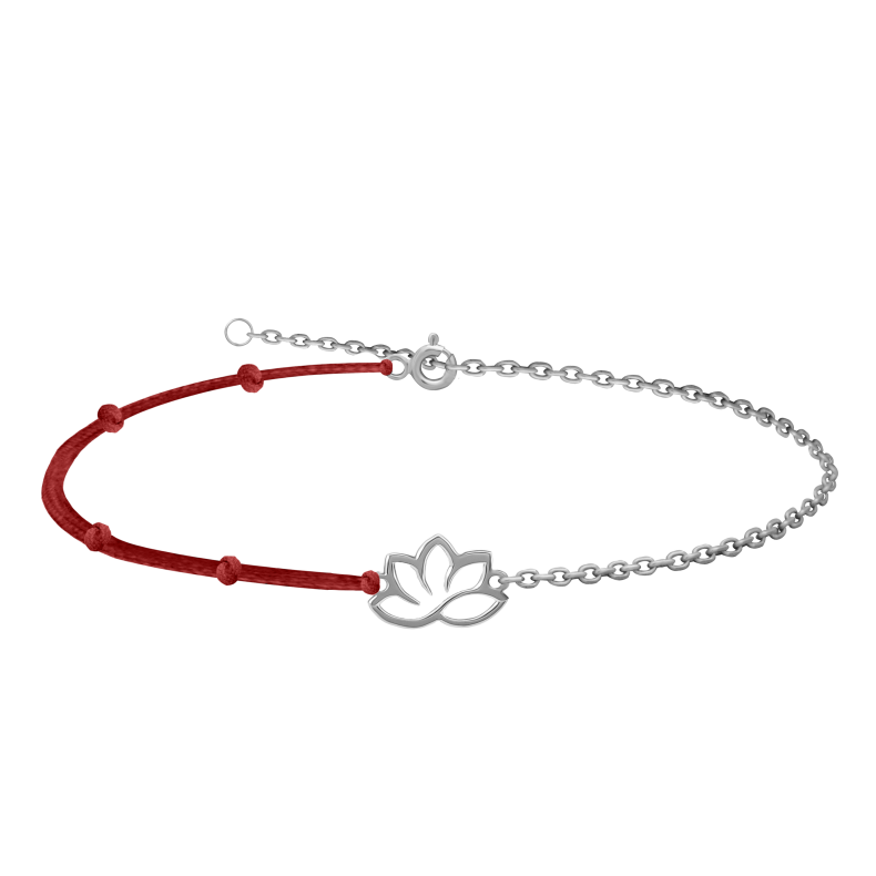 GRAV Yoga Balance Lotus Ezüst 925 Bokalánc