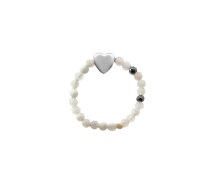 GRAV Moonstone Heart Ásvány Gyűrű