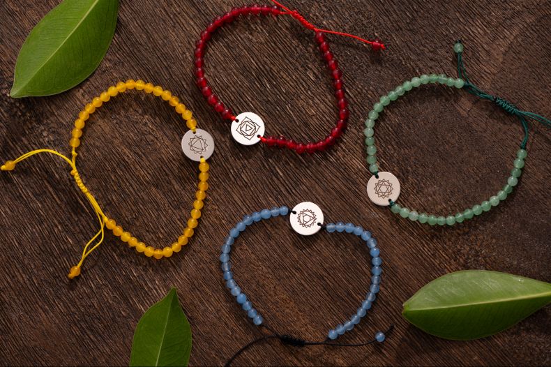 GRAV Napfonat Csakra Ezüst 925 Karkötő