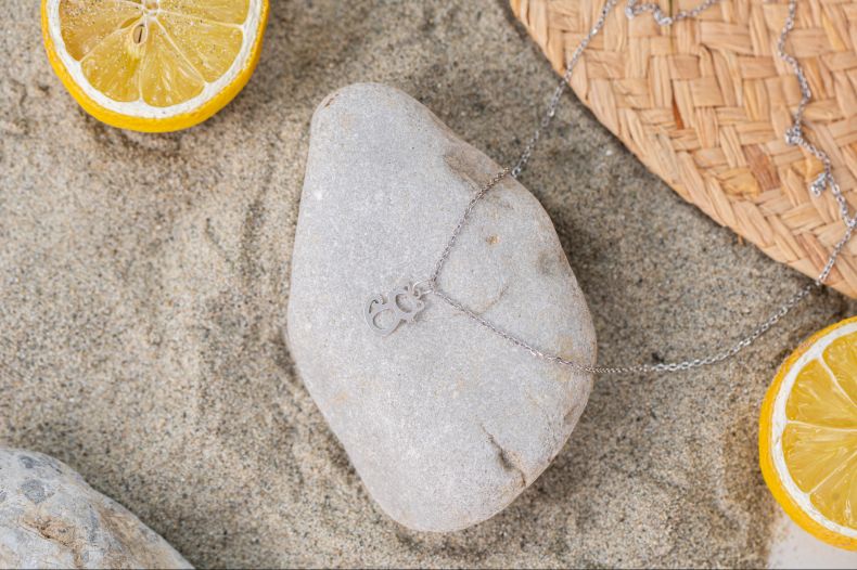 GRAV Cat Contour Baby Ezüst 925 Nyaklánc