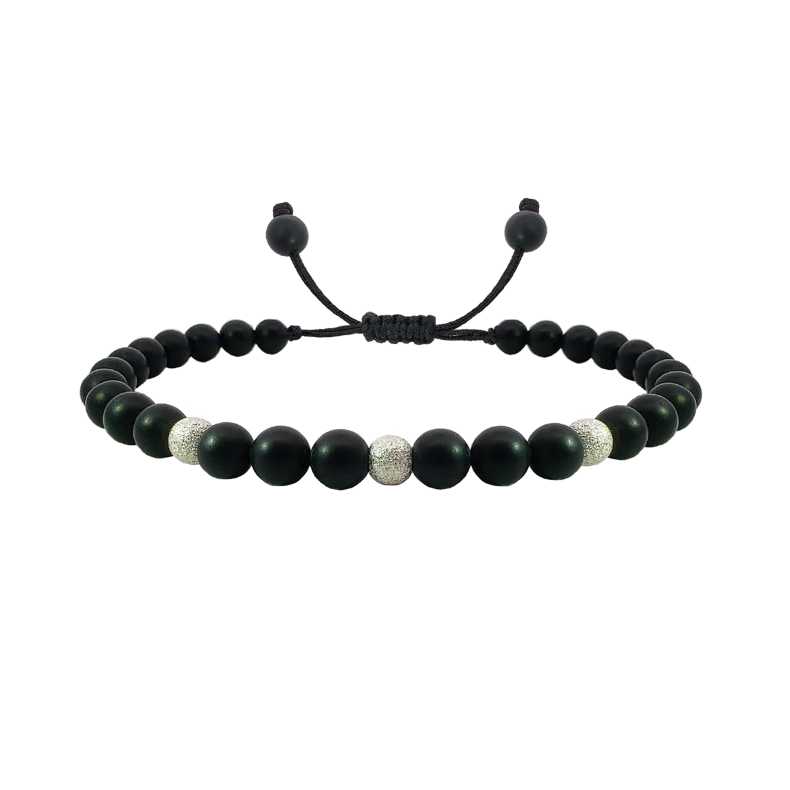 GRAV Black Chic Men Ezüst 925 Karkötő