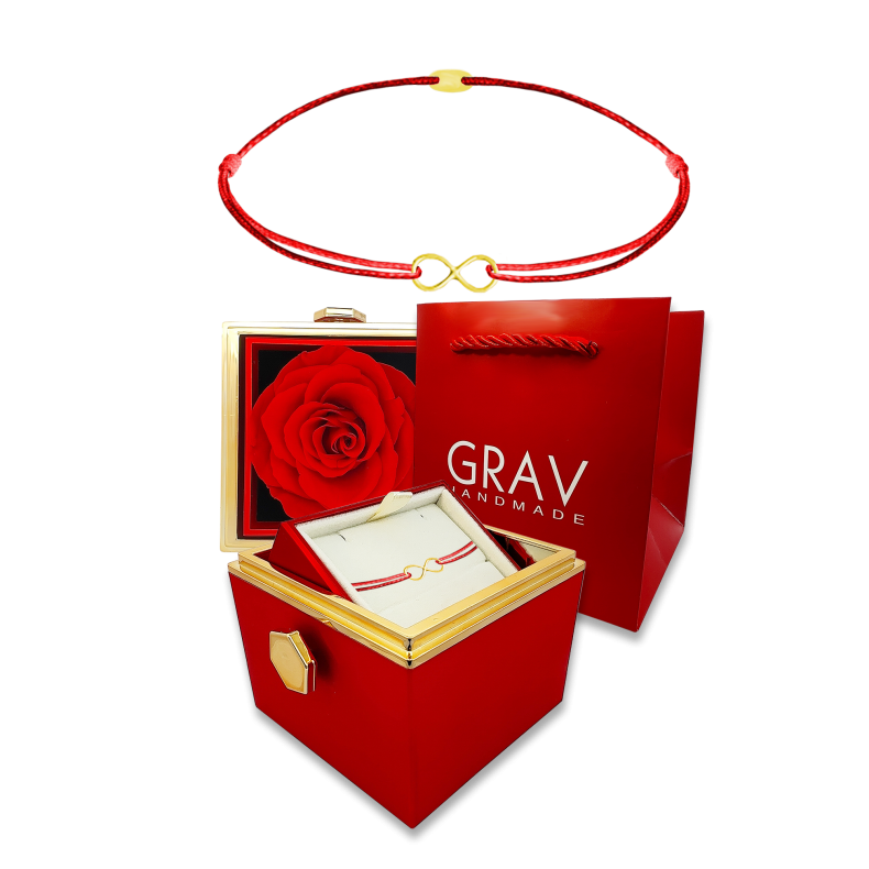 GRAV Eternal Rose Arany 14K Fonalas Karkötő