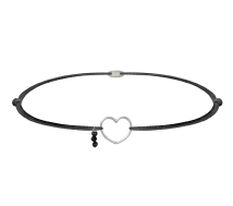 Grav Heart Crystal Ezüst 925 Karkötő