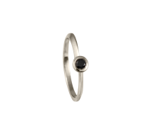 Grav Dark Diamant Button Arany 14K Gyűrű
