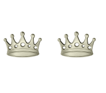 Grav Crown Arany 14K Fülbevaló