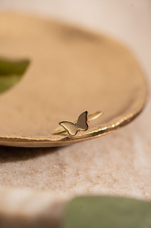 Grav Butterfly Arany 14K Gyűrű