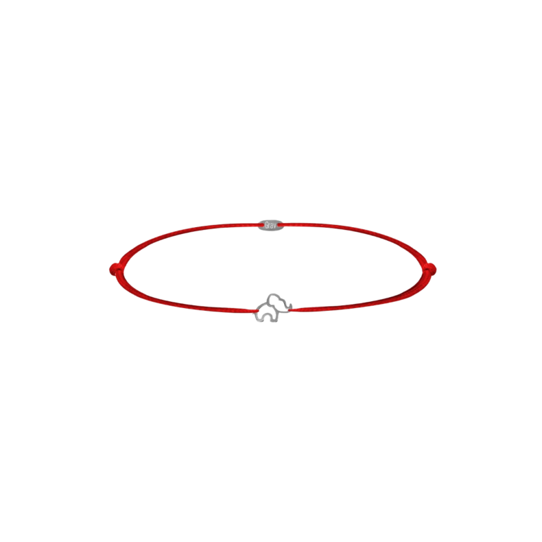 GRAV Elephant Contour Ezüst 925 Fonalas Karkötő