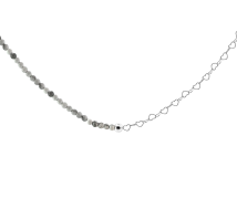 GRAV Saona Heart Howlite Ezüst 925 Nyaklánc