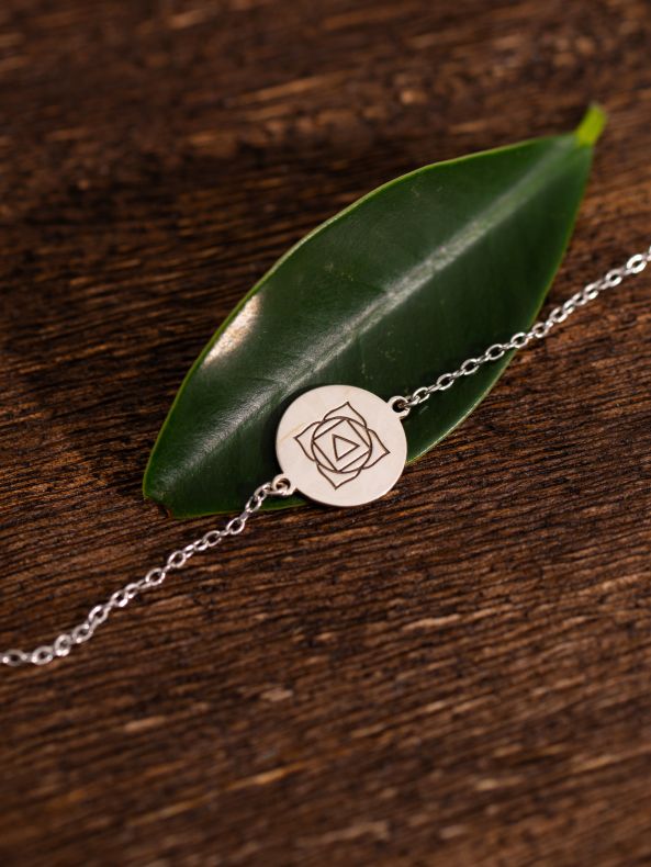 GRAV Gyökér Csakra Ezüst 925 Karkötő