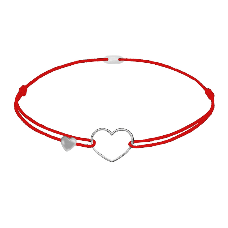 GRAV Contour Heart Ezüst 925 Fonalas Karkötő