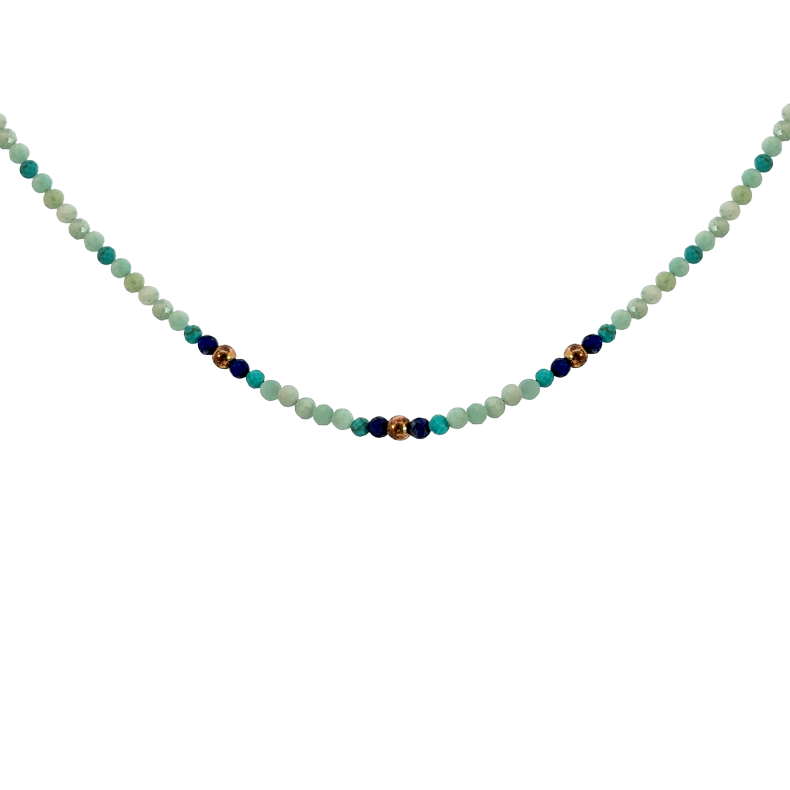 GRAV Amazonite Ezüst 925 Nyaklánc
