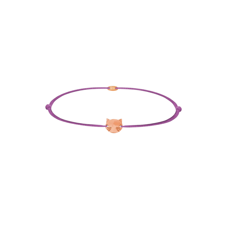 GRAV Kitty Baby Arany 14K Fonalas Karkötő