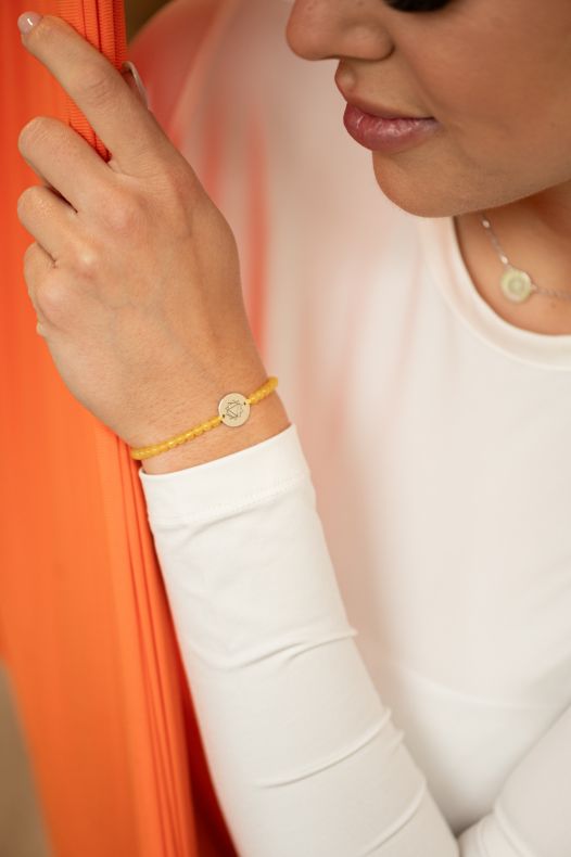 GRAV Napfonat Csakra Ezüst 925 Karkötő