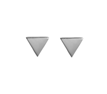 Grav Triangle Ezüst Fülbevaló