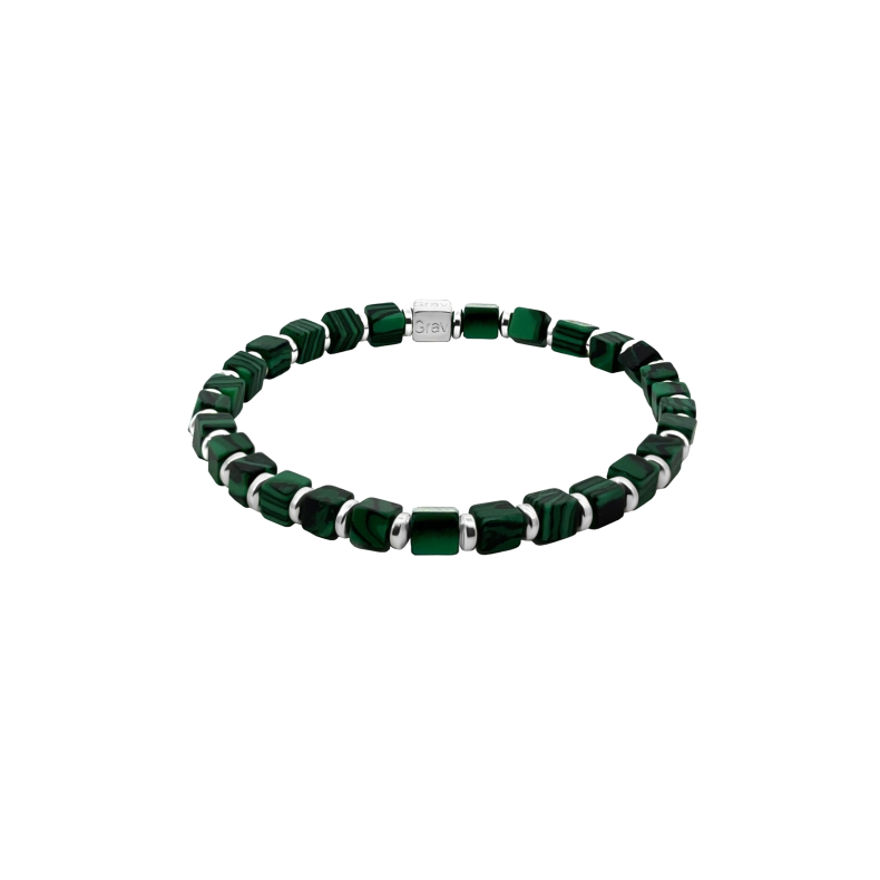 GRAV Apollo Malachite Ezüst 925 Karkötő