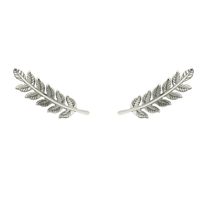 Grav Leaf Arany 14K Fülbevaló