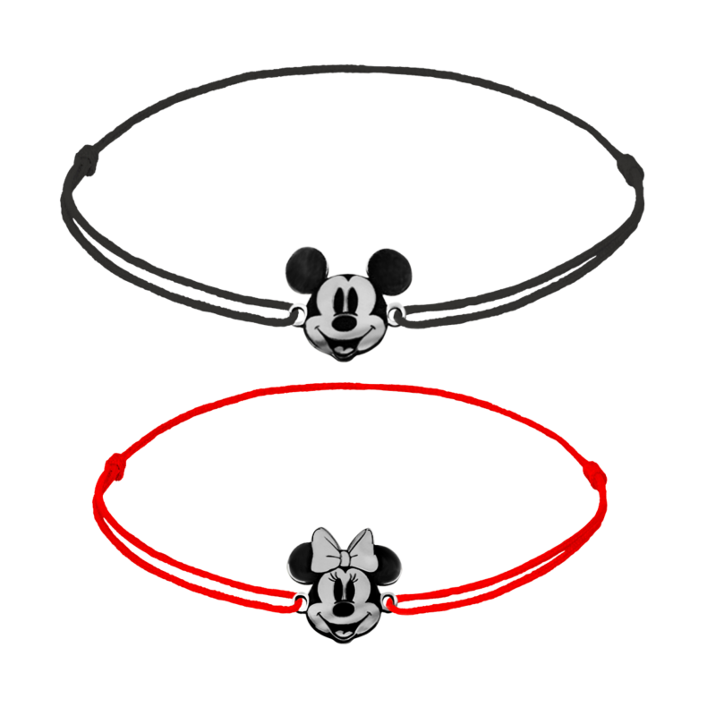 GRAV Mickey És Minnie Ezüst 925 Karkötő