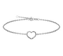 GRAV Quintessa Heart Ezüst 925 Bokalánc