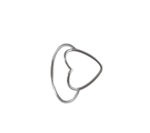 Grav Contour Heart Ezüst 925 Gyűrű