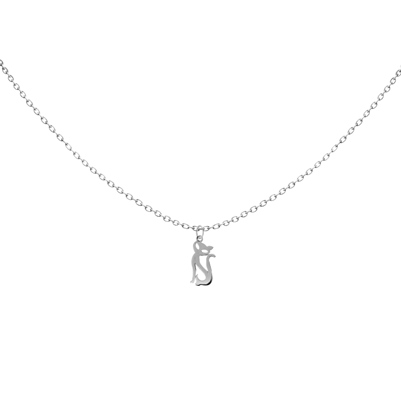 GRAV Cat Contour Ezüst 925 Nyaklánc