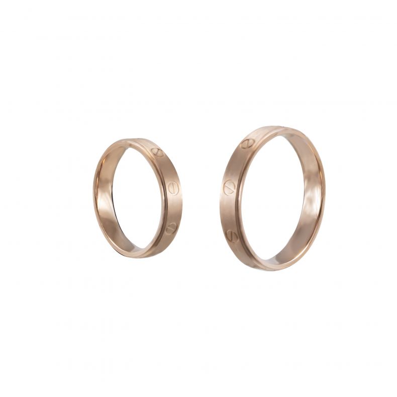 Wedding Arany 14k Karikagyűrű