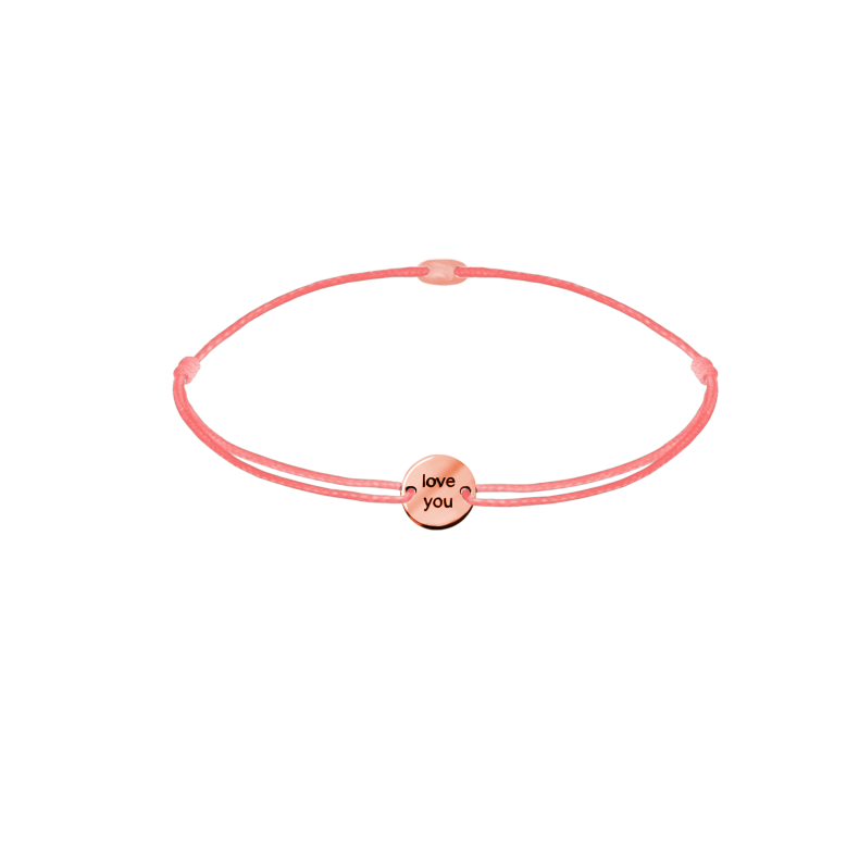 GRAV Love You Baby Arany 14K Fonalas Karkötő