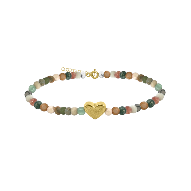 GRAV Coeur de Terre Ezüst 925 Karkötő