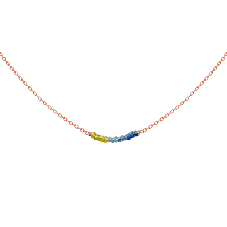 GRAV Rayfield Zafír Arany 14K Nyaklánc