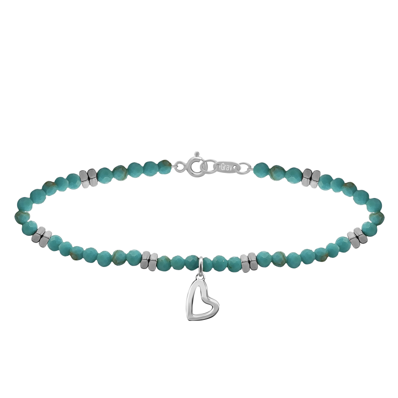 GRAV Bora Heart Ezüst 925 Bokalánc