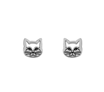 GRAV Cat Contour Ezüst 925 Fülbevaló