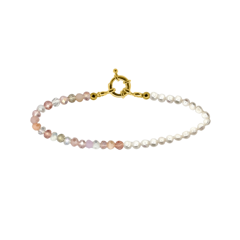 GRAV Ashley Crystal Pearl Ezüst 925 Karkötő