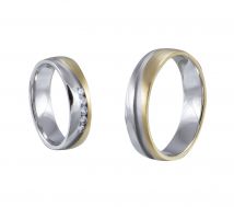 Wedding Arany 14k Karikagyűrű