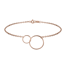 Grav Double Circle Arany 14K Karkötő