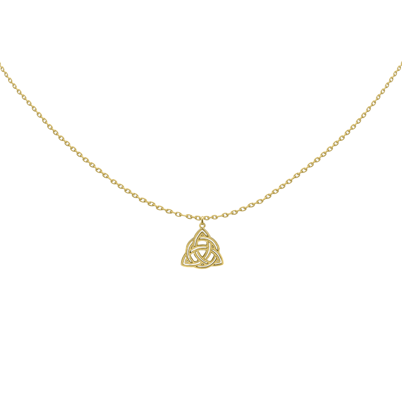 GRAV Triquetra Contour Arany 14K Nyaklánc