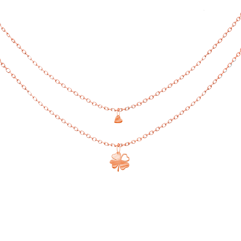 GRAV Luck & Love Arany 14K Nyaklánc