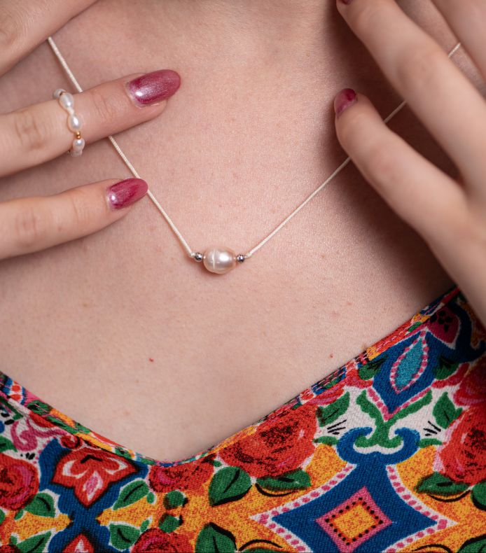 GRAV Pearl Chic Fonalas Gyűrű