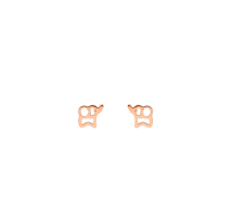 GRAV Baby Elephant Contour Arany 14K Fülbevaló