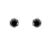 GRAV Black Zirconia Ezüst 925 Fülbevaló