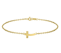 GRAV Cross Arany 14K Karkötő
