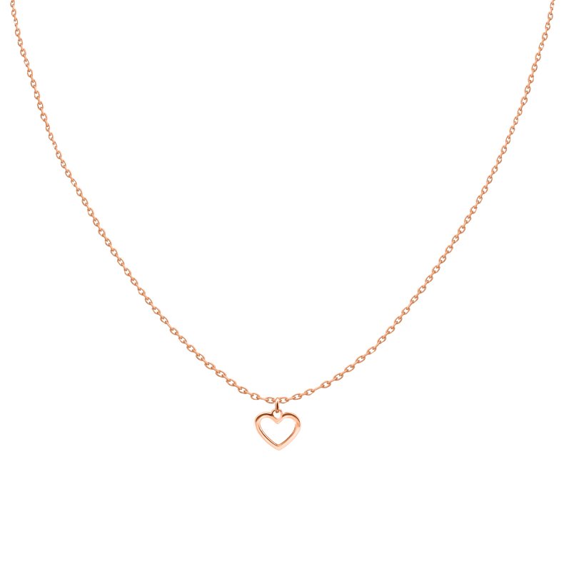 GRAV Baby Heart Contour Arany 14K Nyaklánc