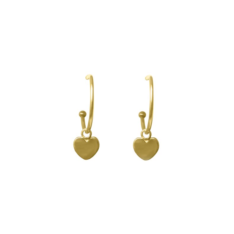 Grav Heart Arany 14K Fülbevaló