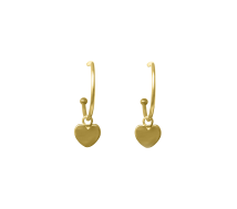 Grav Heart Arany 14K Fülbevaló