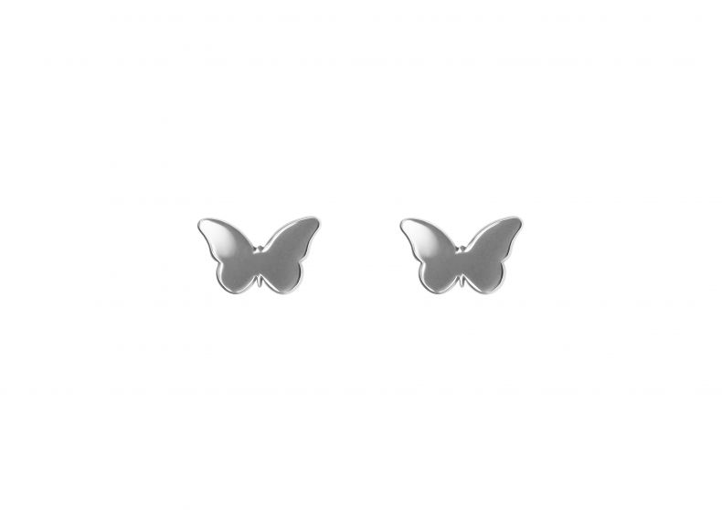 Grav Butterfly Ezüst Fülbevaló